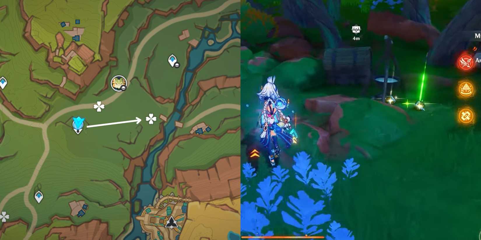 Genshin Impact- Hidden Chest Basin of Unnumbered Flames 4