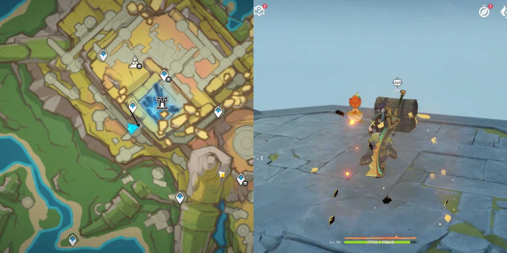 Genshin Impact - Hidden Chest Ockanatlan 10