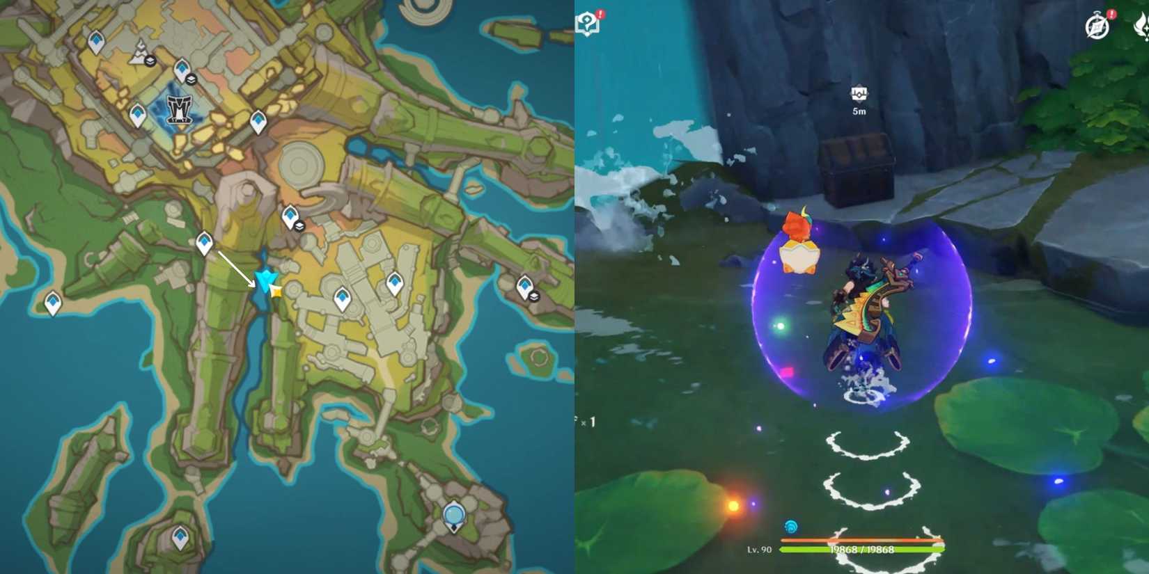 Genshin Impact - Hidden Chest Ockanatlan 2