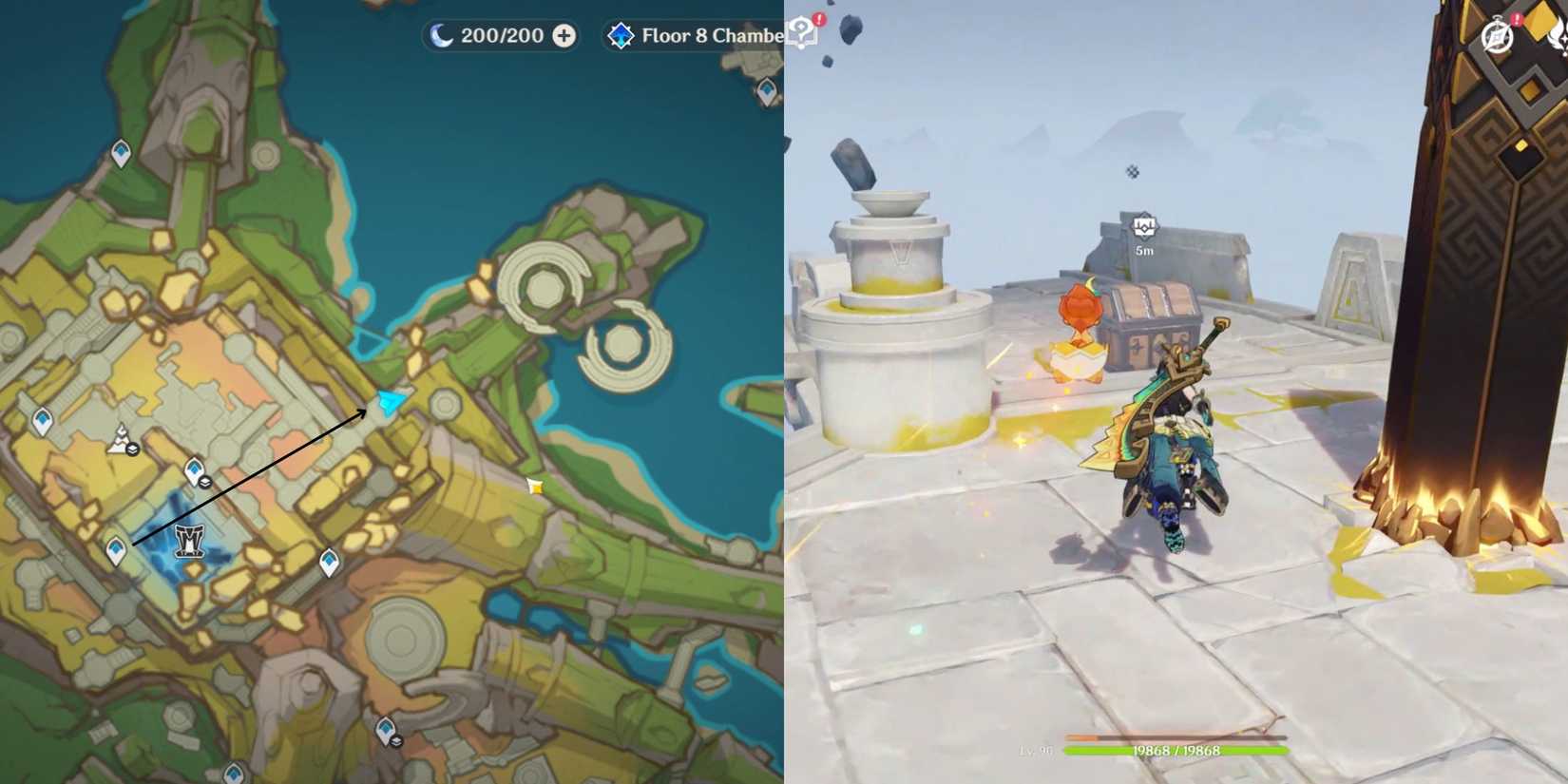 Genshin Impact - Hidden Chest Ockanatlan 3