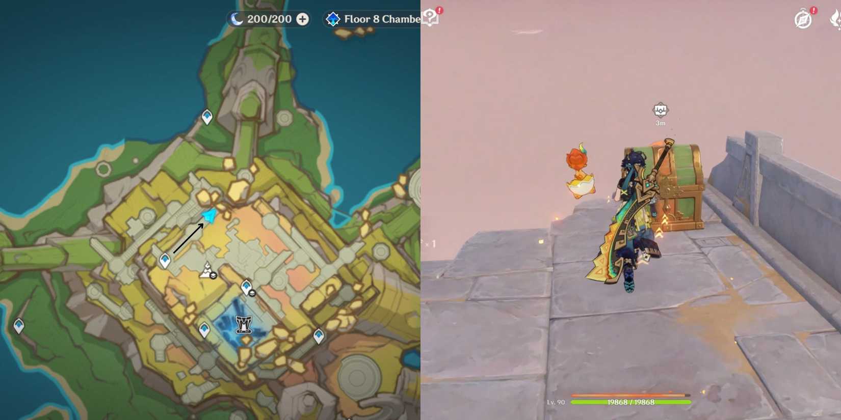 Genshin Impact - Hidden Chest Ockanatlan 4