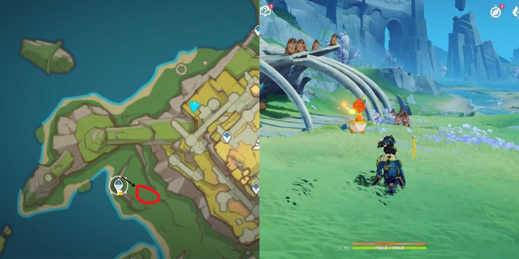 Genshin Impact - Hidden Chest Ockanatlan 6