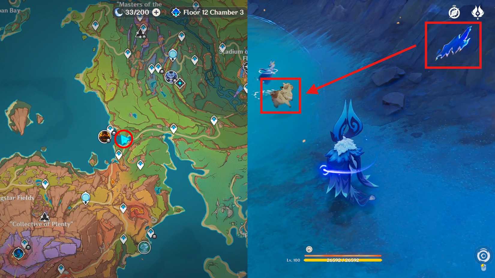 Genshin Impact Hidden Chests In Atocpan & Ancient Sacred Mountain 2