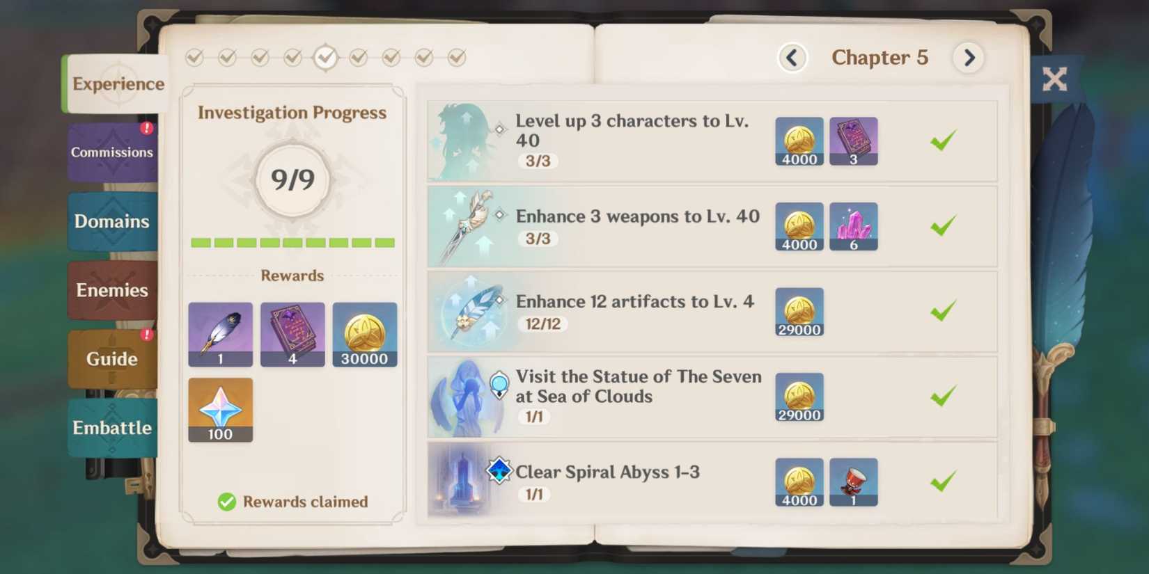 Genshin Impact-Refer To The Adventurer's Handbook