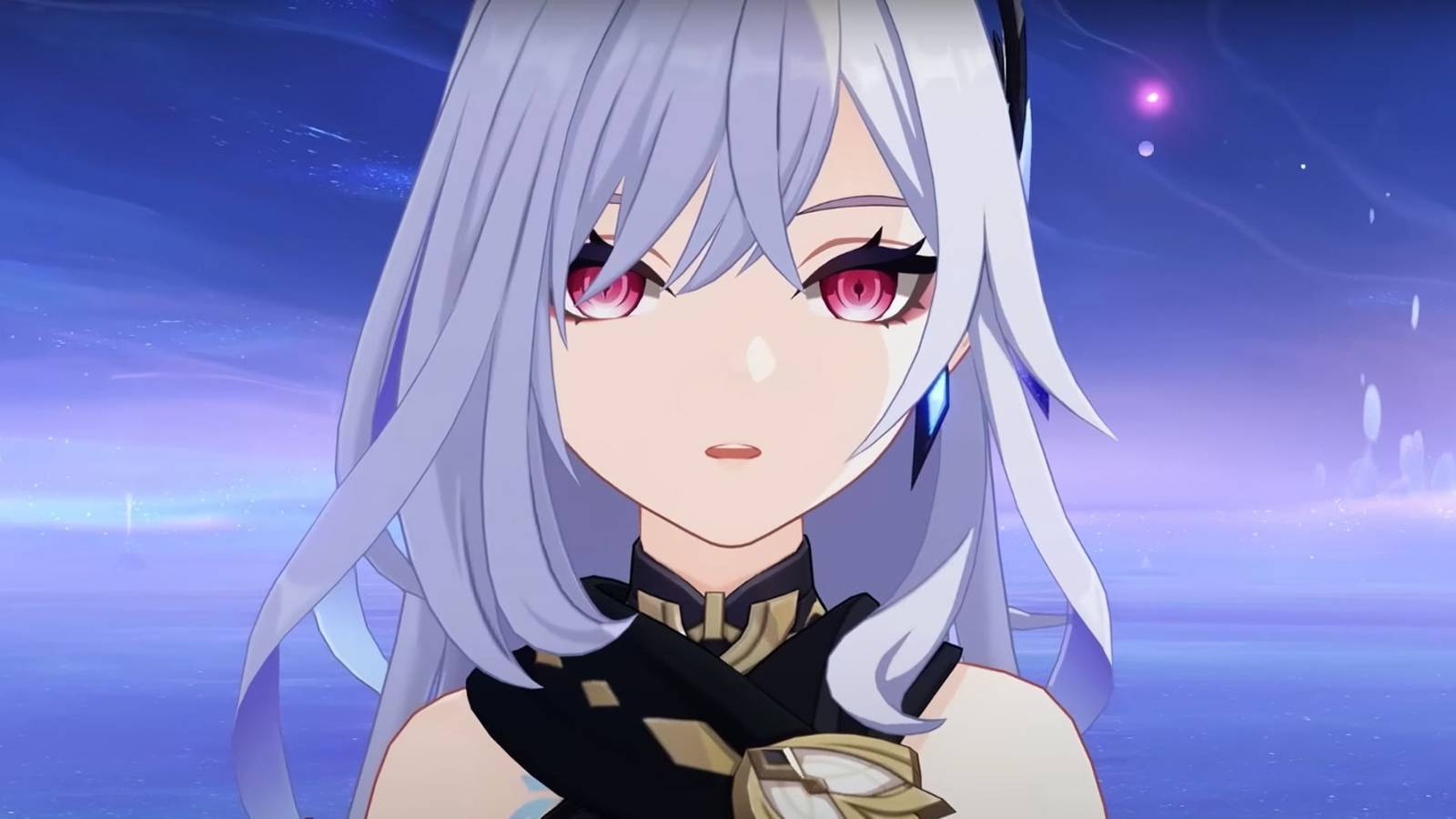 An image of Genshin Impact's Skirk from the Fontaine story