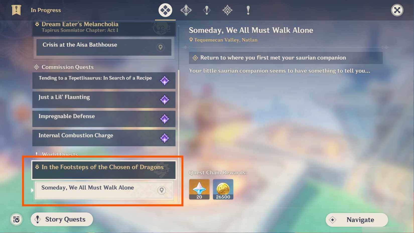 Genshin Impact Someday, We All Must Walk Along Guide (Then You Will Be Free to... Achievement)