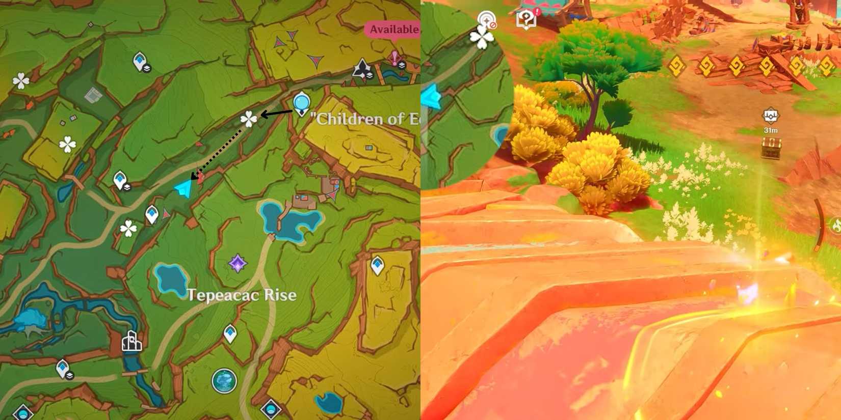 Genshin Impact-Tequemecan Valley Hidden Chest 1