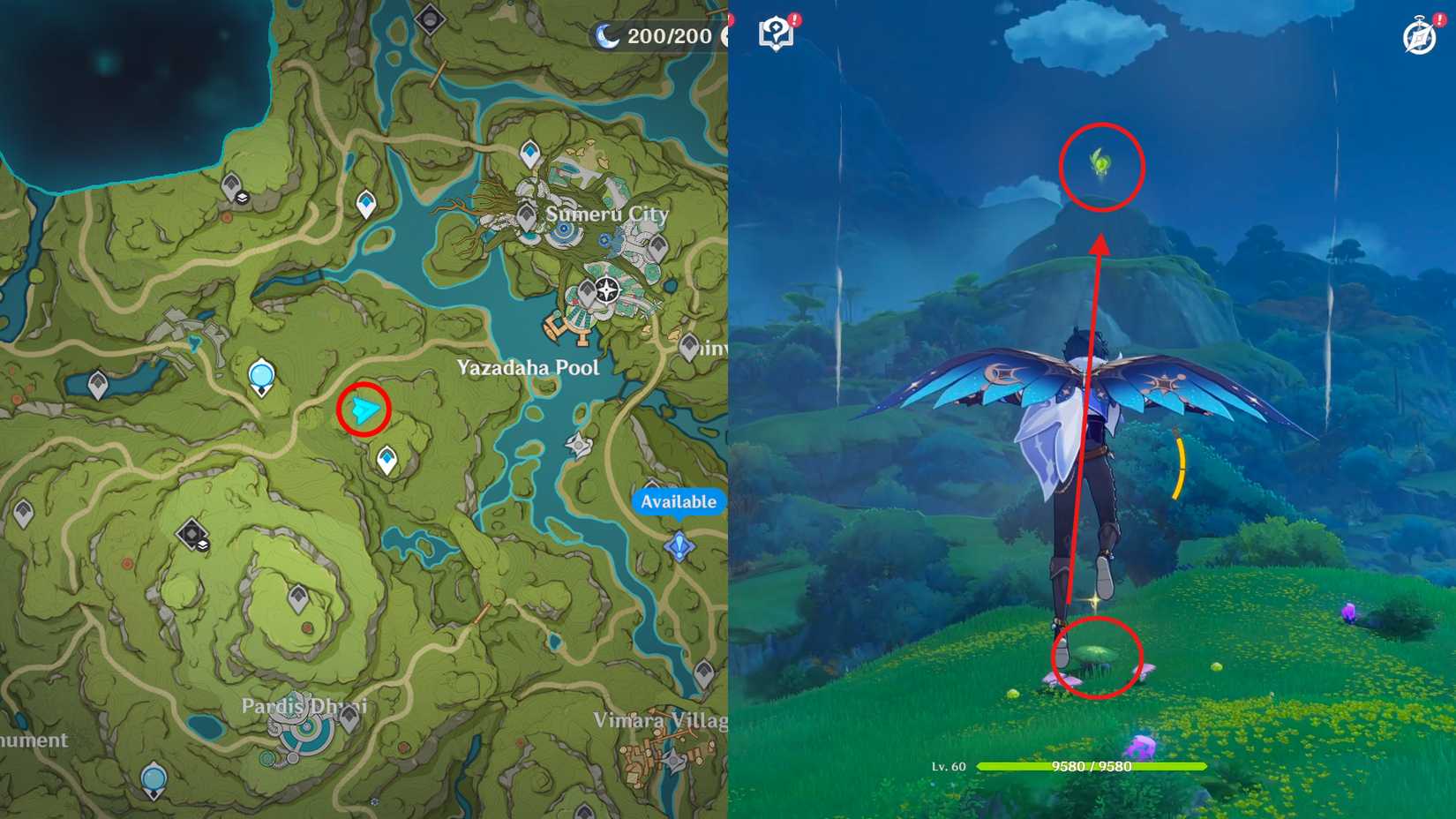 Genshin Impact Vissudha Field Dendroculus Locations