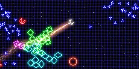 Gameplay screenshot of Geometry Wars: Retro Evolved