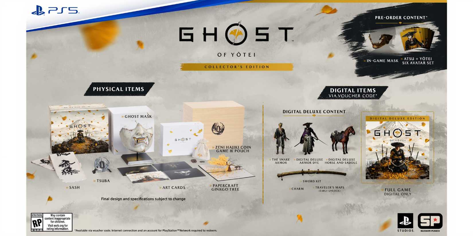 Ghost of Yōtei Collector's Edition Content