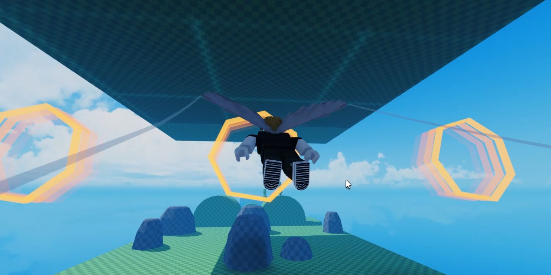 Slide to hell Obby player