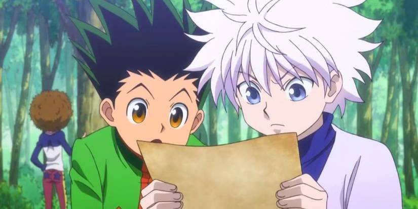 gon killua reading