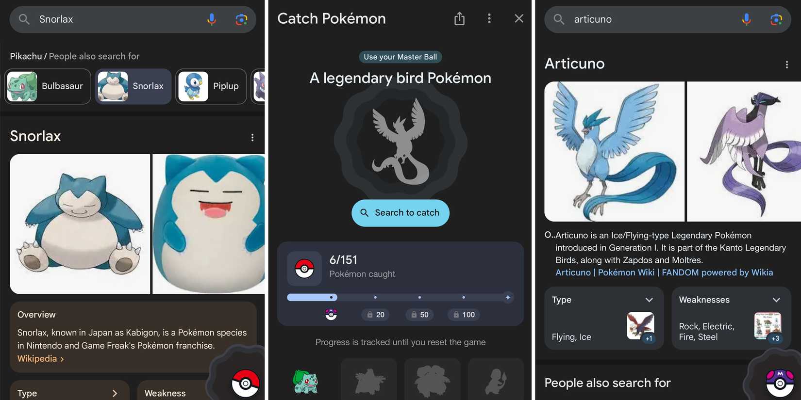 How To Catch Mythical And Legendary Pokemon In Google Search Pokemon Game How to catch mythical and legendary pokemon in google search pokemon game