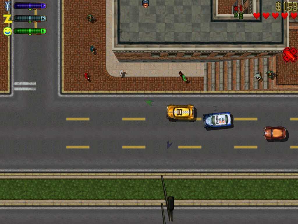 grand theft auto 2 fighting the police