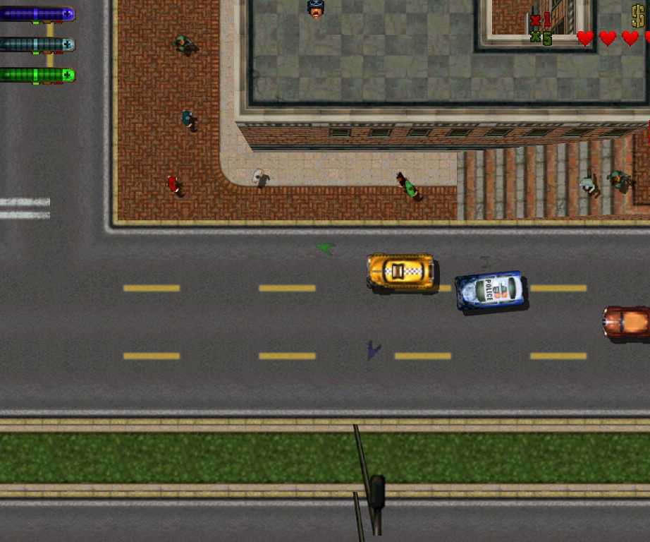 grand theft auto 2 fighting the police