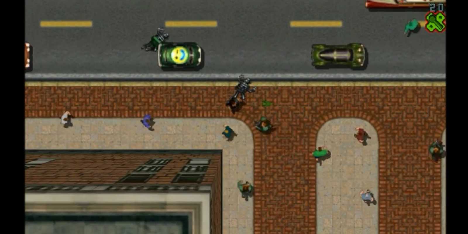 Grand Theft Auto 2 killing gang members