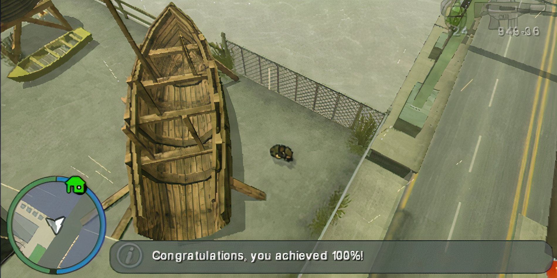 grand theft auto chinatown wars 100 percent complete message