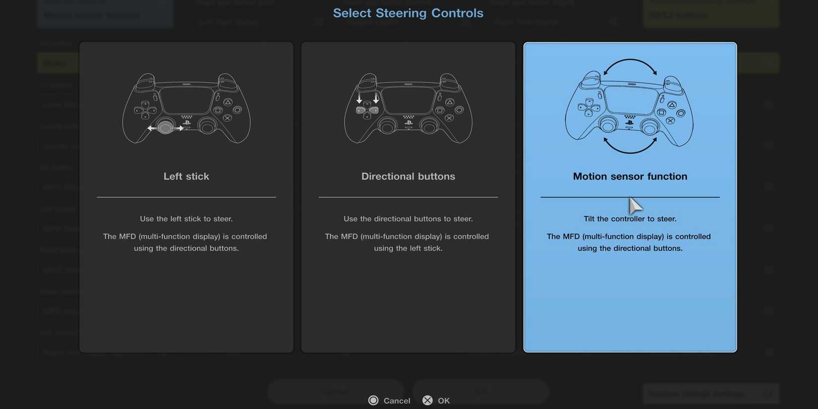 Gran Turismo 7 Motion Control Setup