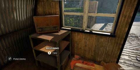 Greenhouse Hut rifle ammo loot in Atomfall