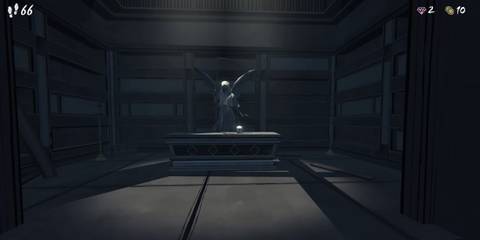 grim reaper statue in blue prince