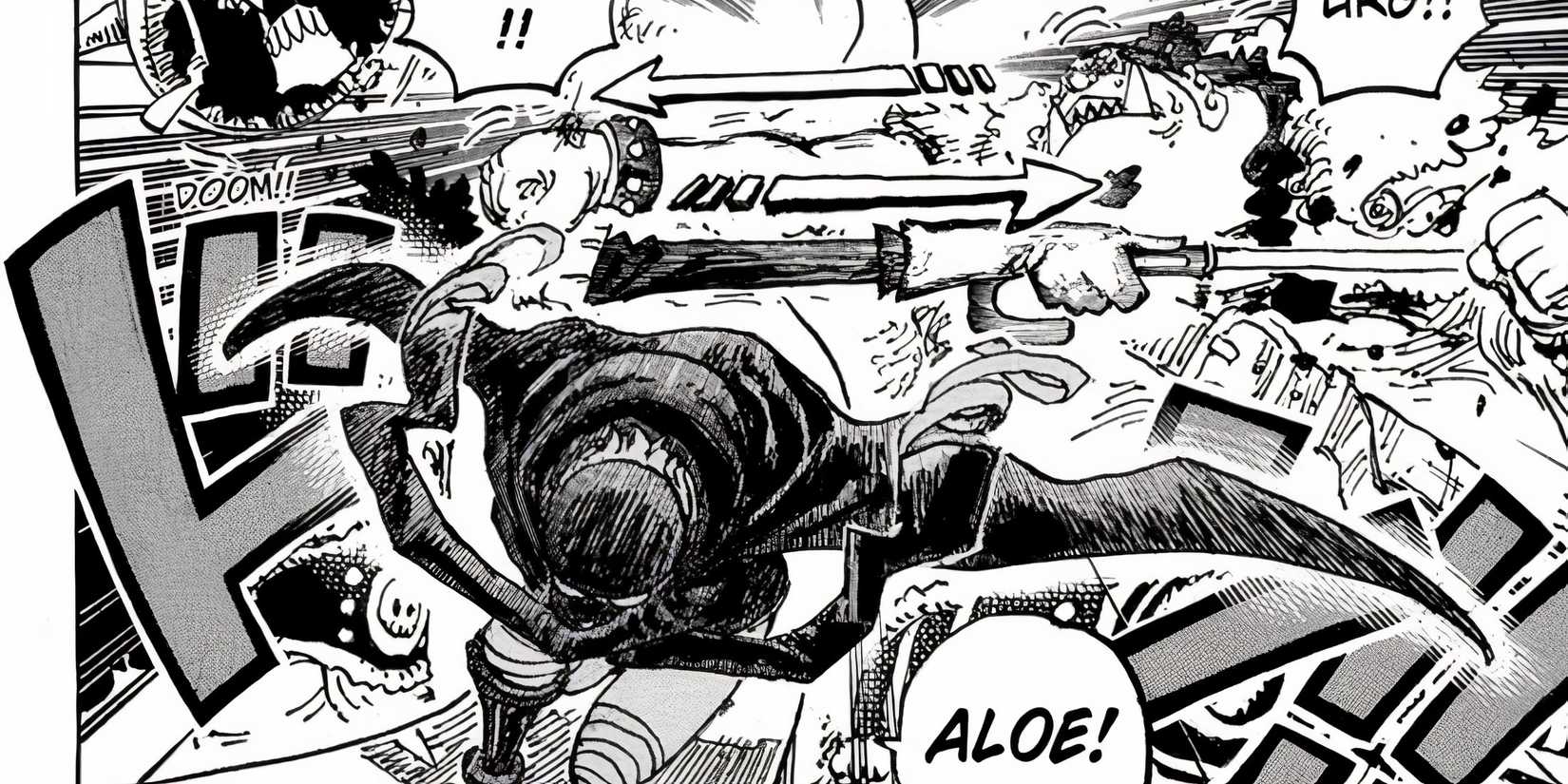 gunko defeats jinbe and brook one piece chapter 1147 read