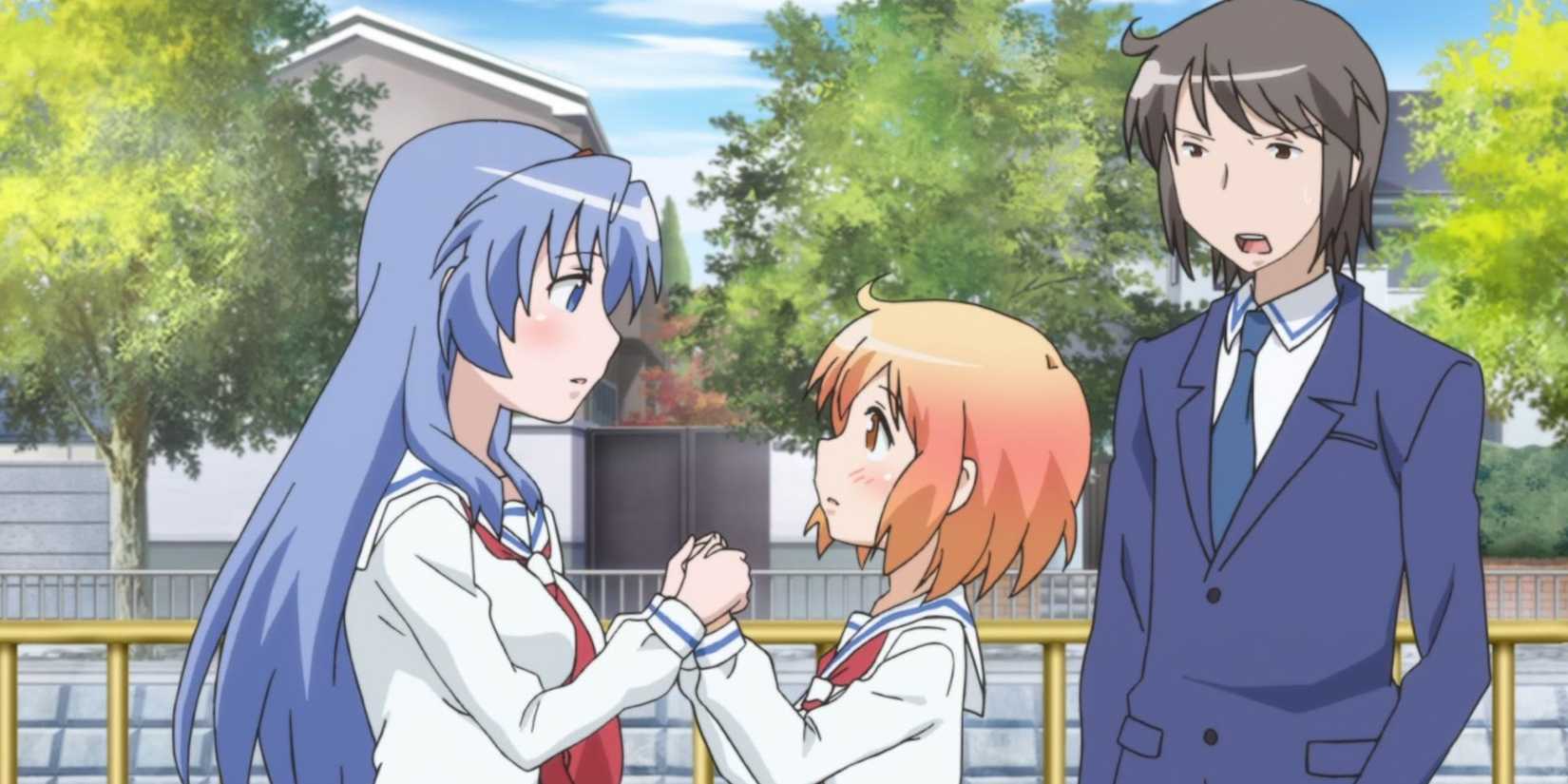 Haruka, Yoshihisa, and Yuriko from The Troubled Life of Miss Kotoura