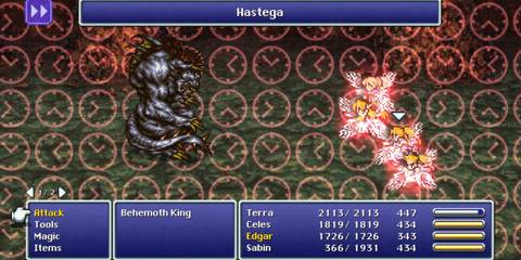Hastega in Final Fantasy 6