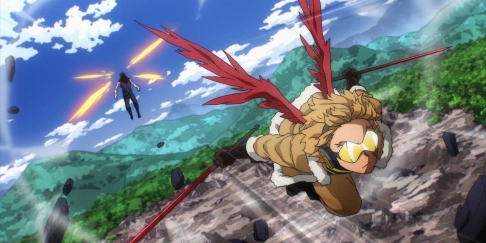 Hawks attack All For One - My Hero Academia