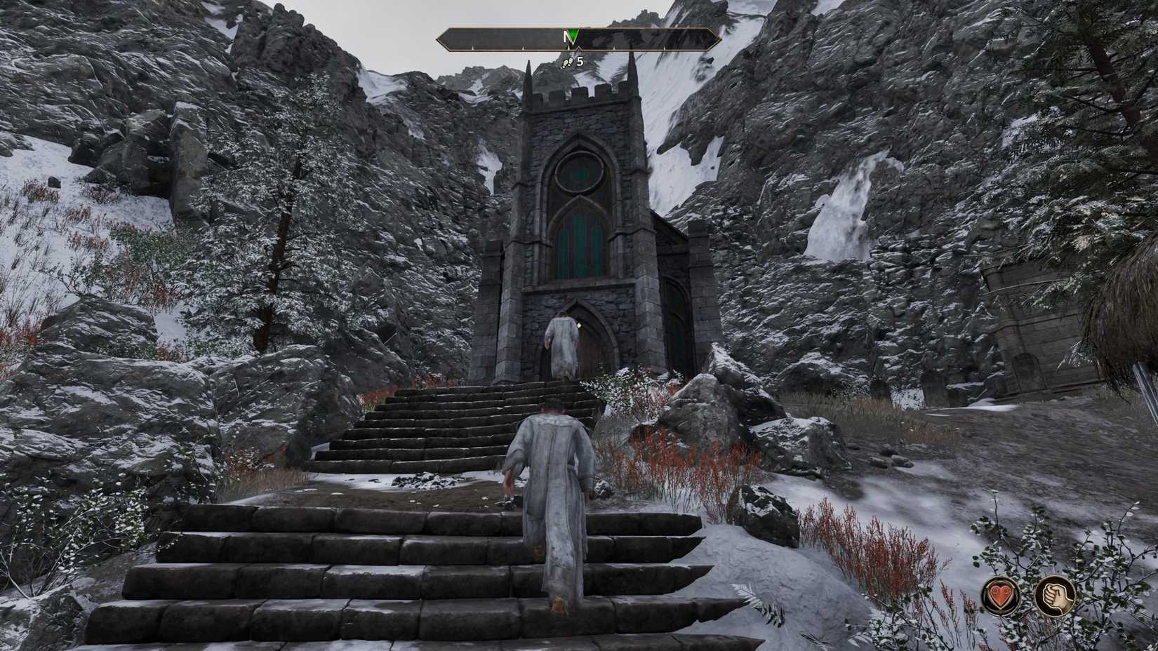 heading into the moth monk sanctuary