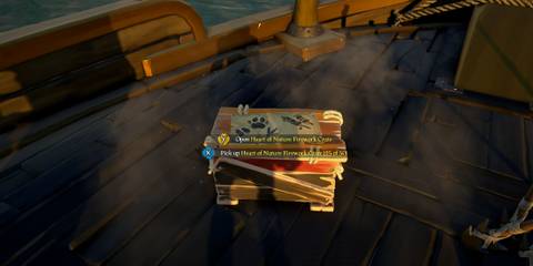 Heart of Nature Fireworks Crate in Sea of Thieves