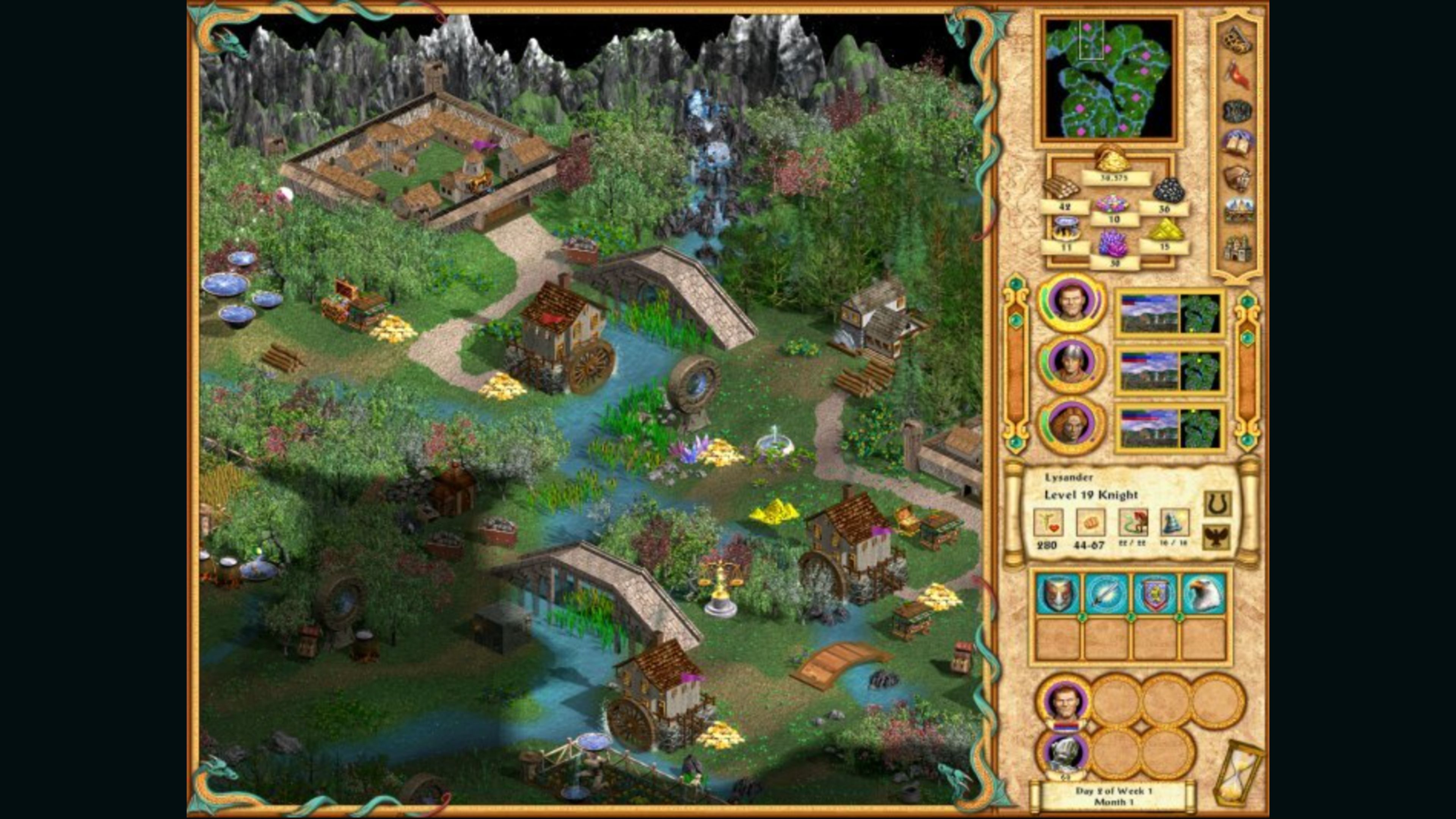 Heroes of Might and Magic 4 In Game Screenshot 1