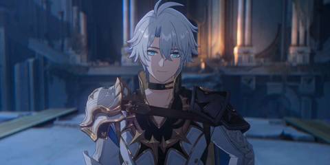 honkai star rail's phainon smiling