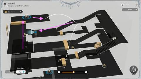 Honkai Star Rail Treasure Chests and Spirithief Locations in Dragonbone City Styxia 38