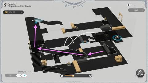 Honkai Star Rail Treasure Chests and Spirithief Locations in Dragonbone City Styxia 39