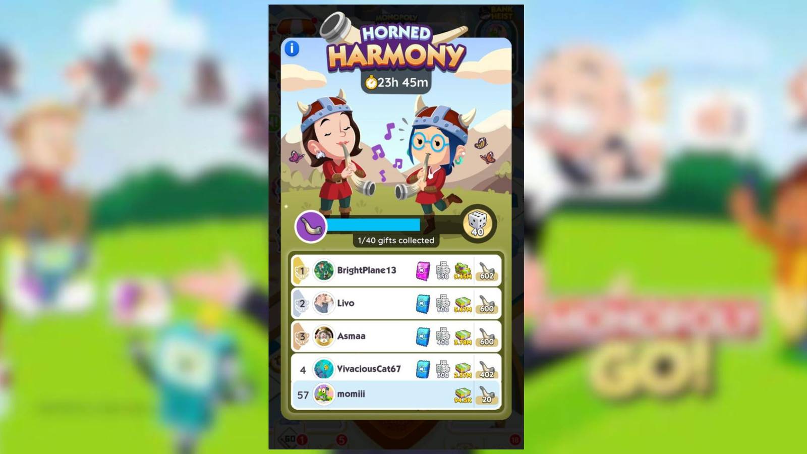 horned harmony monopoly go