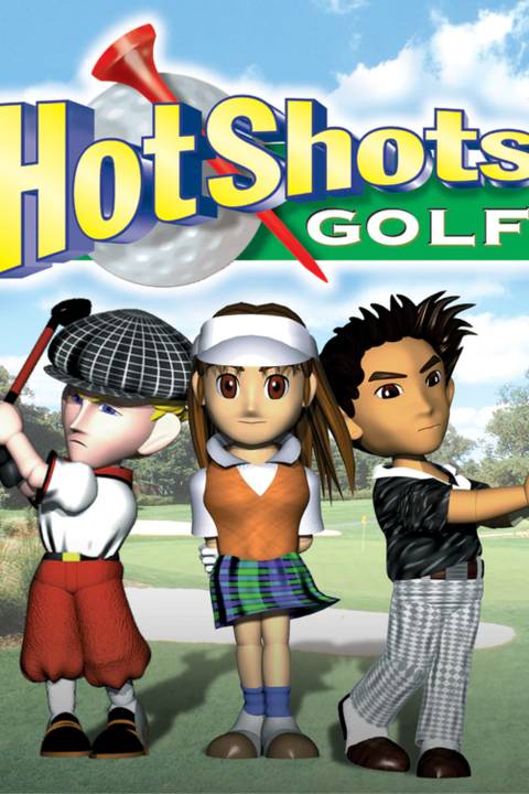 Hot Shots Golf video game cover art tag