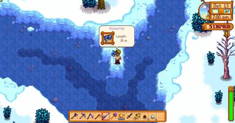 How to Catch Glacierfish in Stardew Valley