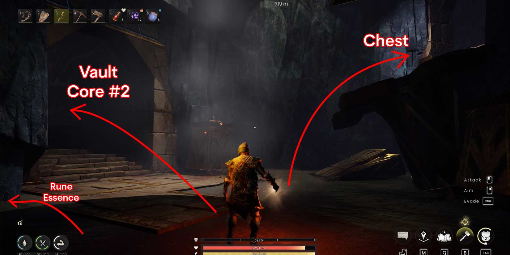 how to clear the vault north of temple woods 2 in runescape dragonwilds