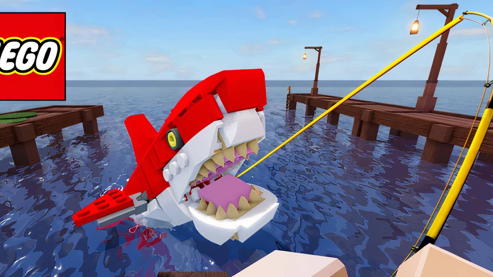 how to complete the lego event in fisch 