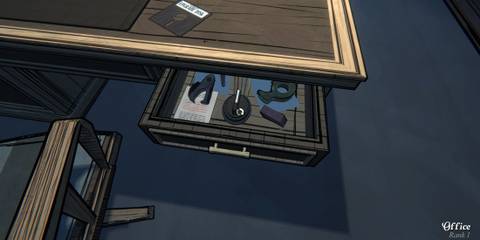 how to find the office safe in blue prince