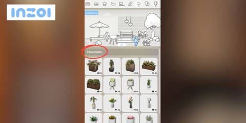 how to get flowerpots in inzoi