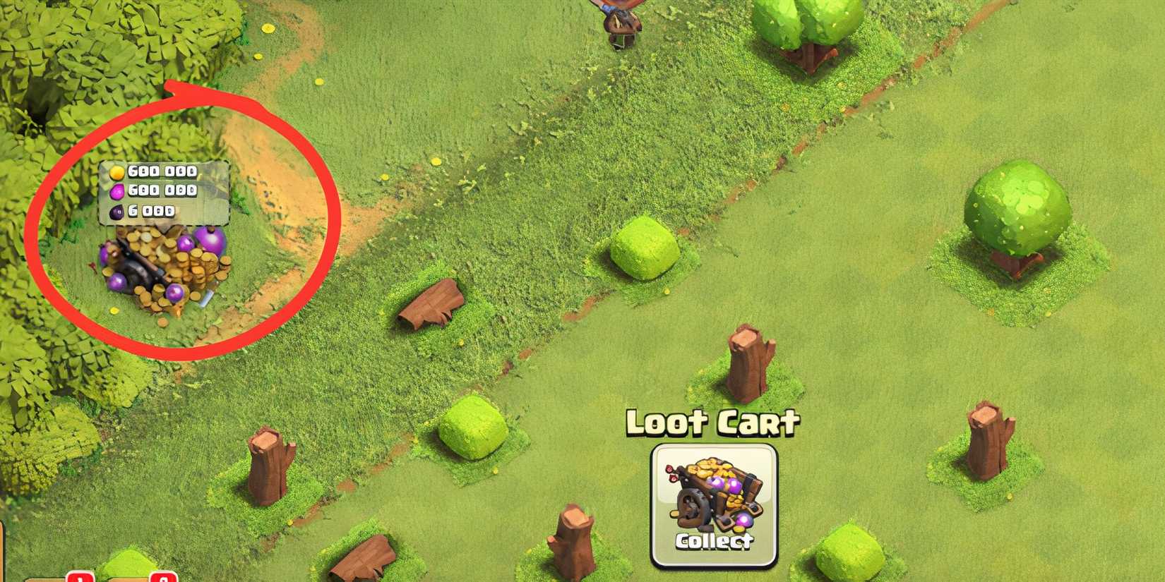 how to get gold nuggets in clash of clans