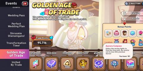 how to get more aurora bricks and aurora compass in cookie run kingdom