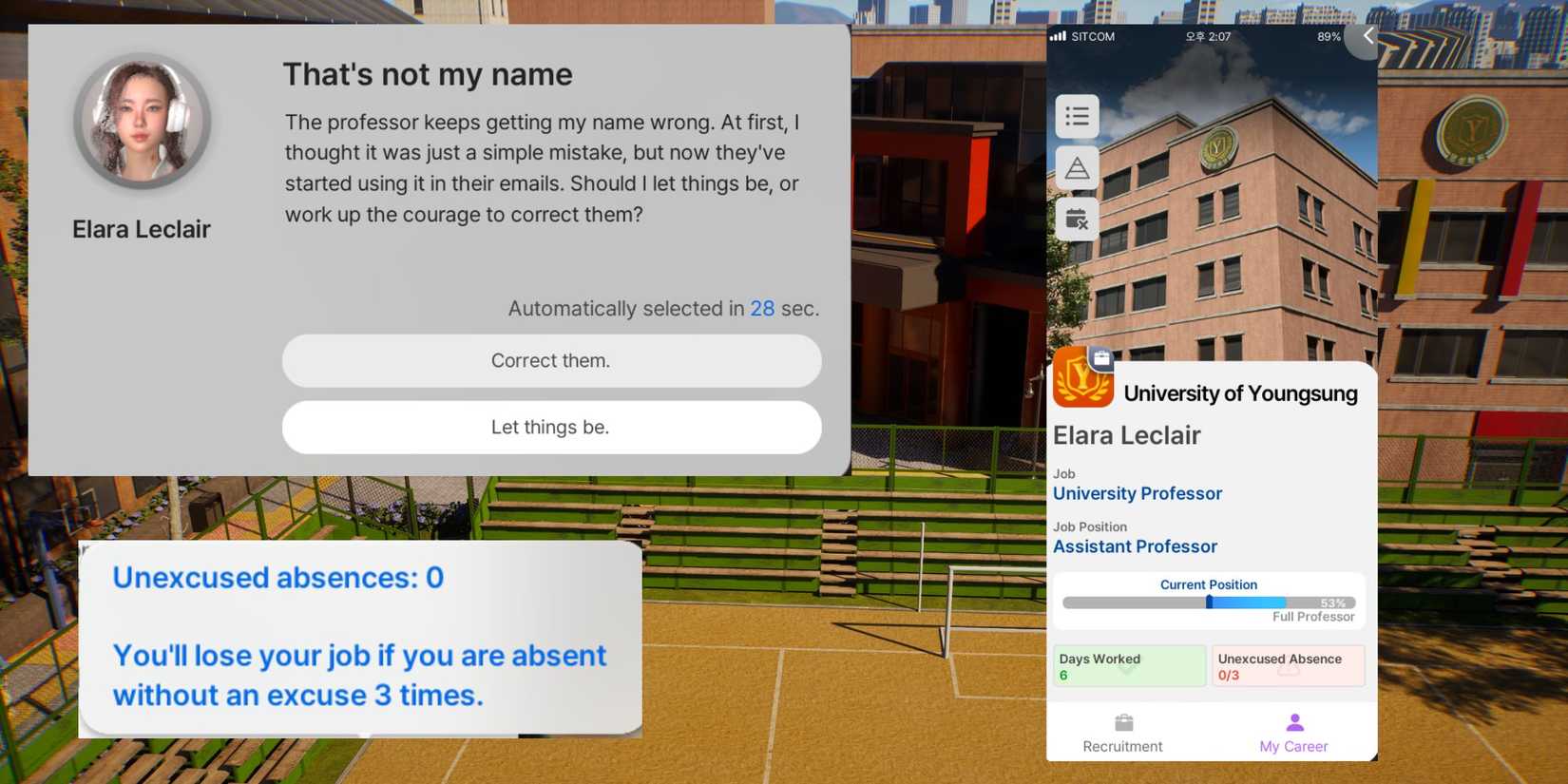 How to Get Promoted in University Professor Career in InZOI