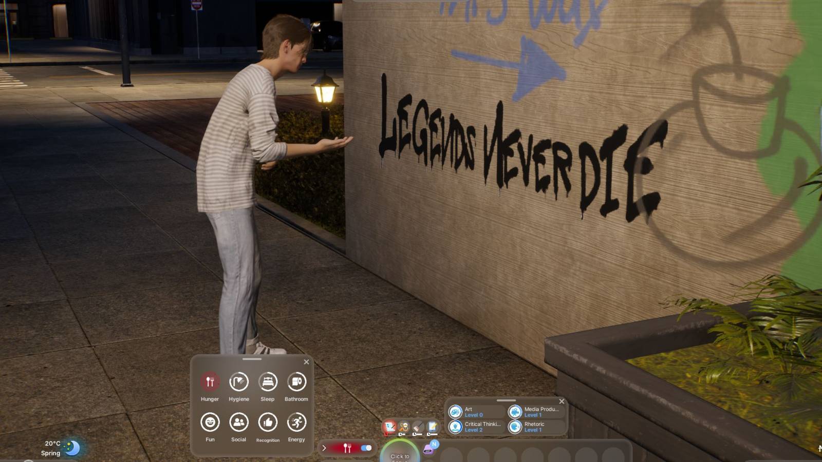 how to graffiti inzoi