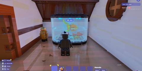 how to put a fish in a Aquarium in LEGO Fortnite Brick Life - 2  