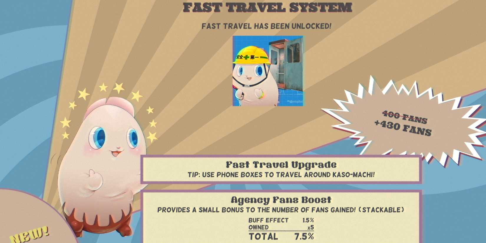 how to unlock fast travel in promise mascot agency