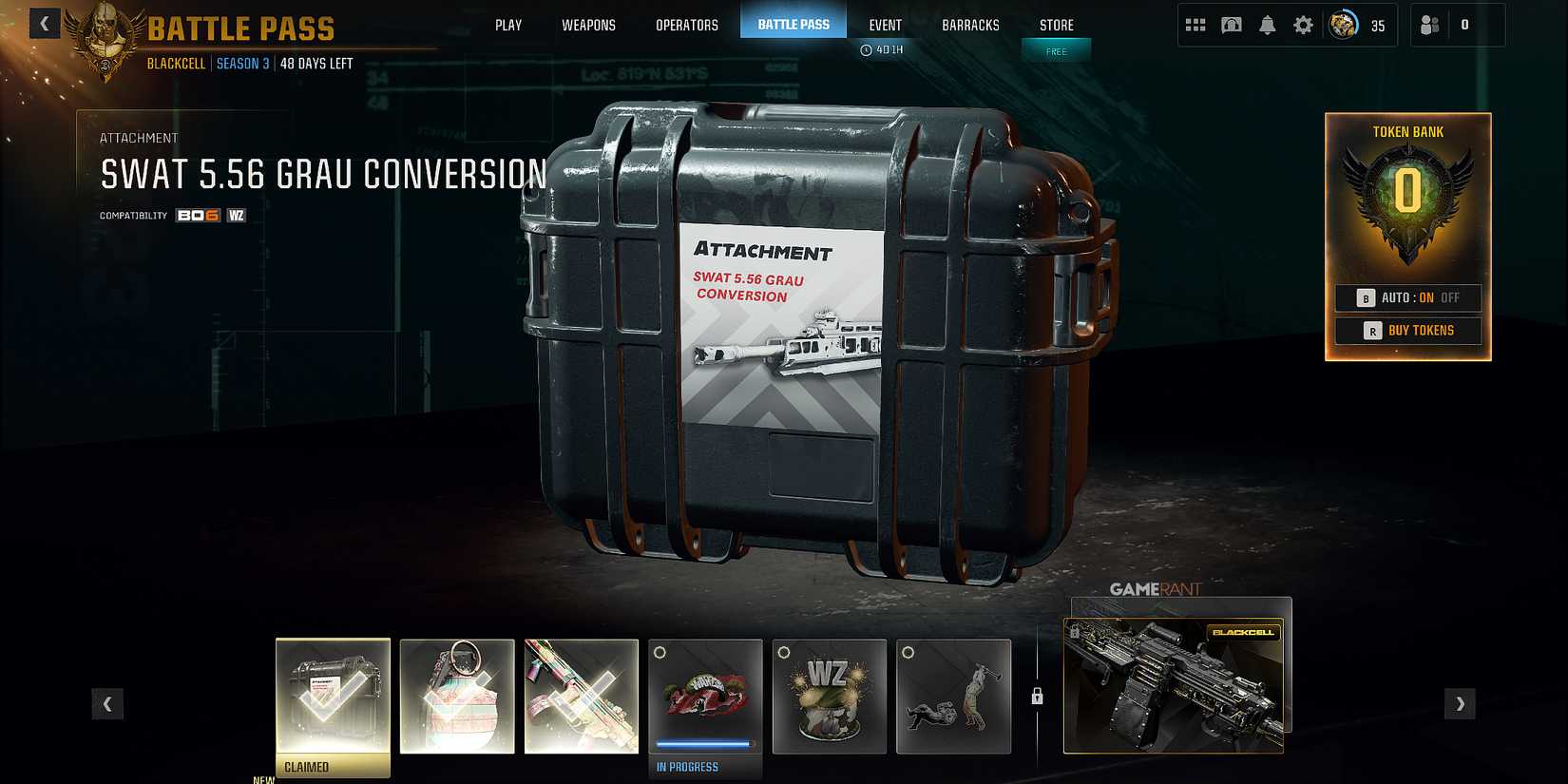 how to unlock the SWAT 5.56 Grau Conversion in Warzone