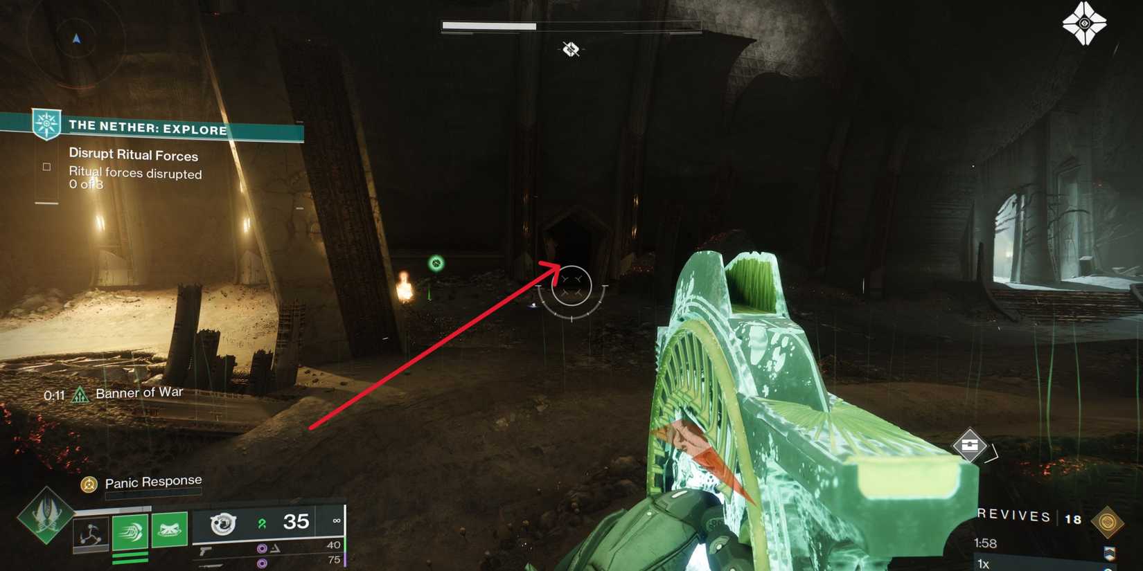 hull breach area for a silken path quest