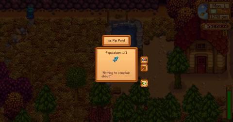 Ice Pip Pond in Stardew Valley